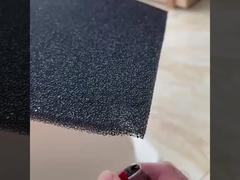 Filtro polveroso in poliuretano Spugna a maglia nera a ritardante di fiamma