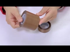 Nastro in fibra di vetro PTFE per sigillante a vuoto 0,13 ~ 0,25 mm Acciaio adesivo 5,5 N / 25 mm
