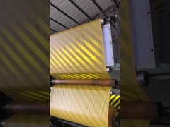 Nastro di avvertimento Nastro di identificazione del terreno in PVC di colore giallastro-nero