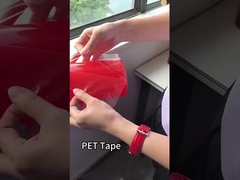 Nastro adesivo a doppio lato a pellicola rossa in PET