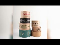 Nastro di carta kraft ad acqua rinforzato con logo stampato su misura