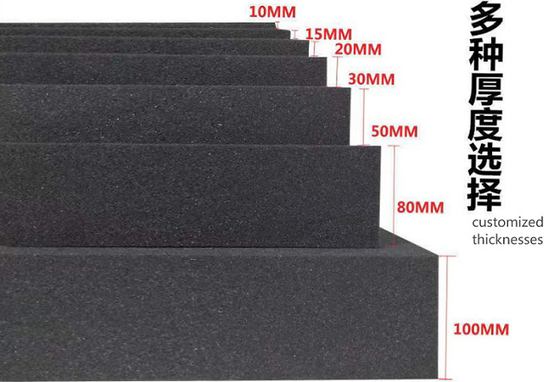 comprare Cr schiuma ignifuga C-4500 Nero tipo schiuma singola Neoprene spugna di gomma a bassa durezza 1-30mm opzionale online manufacture
