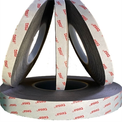 comprare TESA 68737 Nastro adesivo ad alta temperatura a doppia faccia nero a pellicola sottile in PET anti-riflusso fabbricazione online