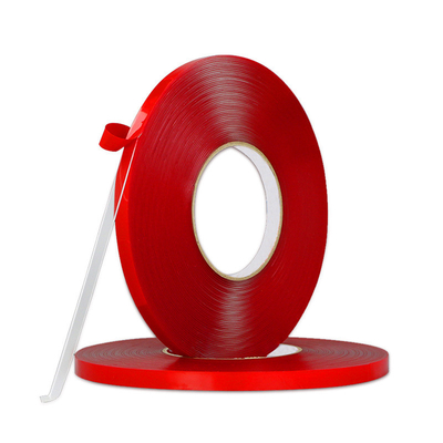 comprare Nano rosso adesivo a doppio lato acrilico ad alta viscosità senza marcatura distribuzione trasparente fabbricazione online