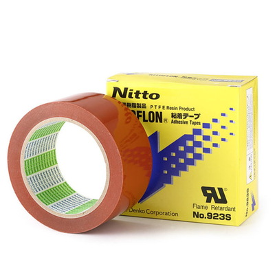 comprare NITOFLON n. 923S Nastro ad alta resistenza fluoroplastico a pellicola PTFE arancione fabbricazione online