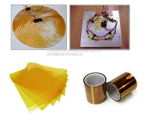 comprare Nastro ad alta temperatura adesivo 500mm del Kapton del silicone 25 micron fabbricazione online