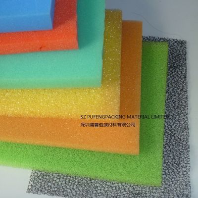 comprare Filtro dalla schiuma di poliuretano di 20PPI 25PPI, filtro dalla spugna del carbonio attivato di 40mm fabbricazione online