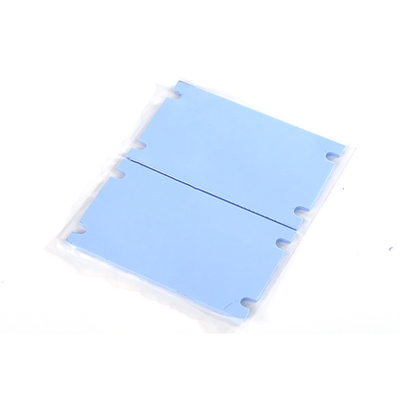 0.3~10mm 2.5W/m·K Blu Color LED Isolamento della luce Foglio di silicone