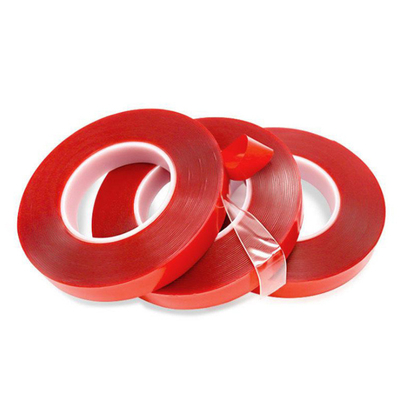 TESA 4965 Nastro adesivo a doppio lato Pellicola rossa Sottostrato in PET resistente al calore spessore 0,2 mm