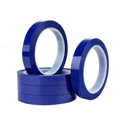 Nastro resistente alle alte temperature, pellicola di poliestere PET blu spessa 0,05 mm