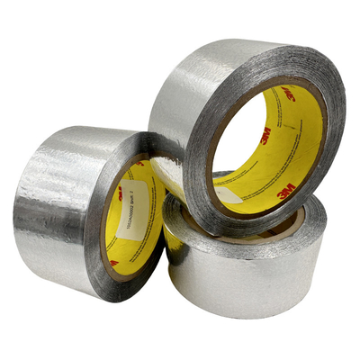 3M 431 Nastro di foglio di alluminio Nastro riflettente acrilico a lato singolo 50,8 mm × 54,8 mm
