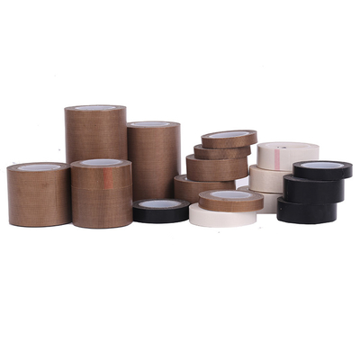 Nastro in fibra di vetro PTFE per sigillante a vuoto T0.13 ~ 0.25mm può essere personalizzato