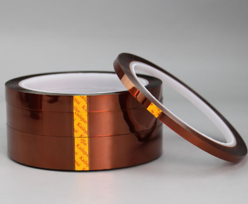 260°C Nastro Kapton di poliammide PI resistente al calore, spessore 50μm con adesivo in silicone