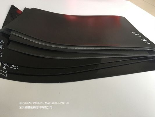 schiuma di poliuretano nera dell'uretano espanso dello SGS SR-S-15P di 0.7mm con il supporto dell'ANIMALE DOMESTICO