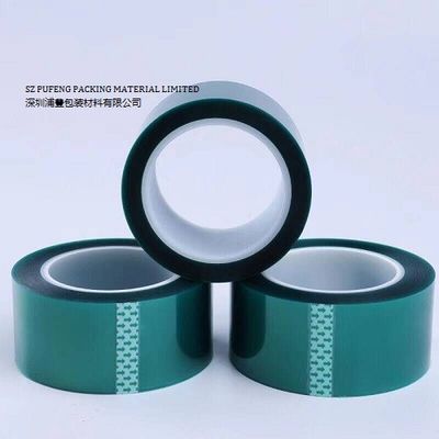 Nastro elettrico ad alta temperatura tagliante verde dell'isolamento dell'ANIMALE DOMESTICO 0.25mm per protezione terminale della batteria al litio