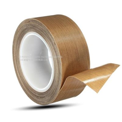 Nastro d'imballaggio adesivo di resistenza al calore 0.18mm PTFE, nastro adesivo della vetroresina di RoHS