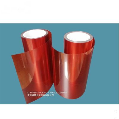 Pellicola Protettiva Rossa 100 Micron Touch Screen Rivestita in Silicone su un Lato Resistente al Calore